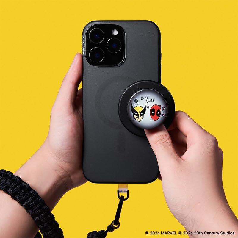 Marvel Captain America Mag Safe Pop Socket Grip – Secure Enamel Phone Holder with Kickstand, Wireless Charging Ready, Lightweight Design for Ultimate Usability and Marvel Fandom Style