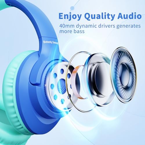 Versatile Over-Ear Wired Headphones with Integrated Microphone – Premium Sound Experience with Foldable Design and 4.9 ft Tangle-Free Nylon Cord – Perfect for Travel, Daily Use, and Multimedia Engagement (Black)