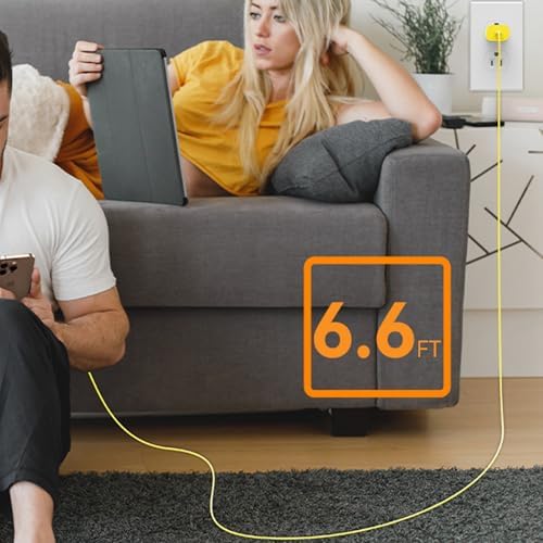 Auorld 30 W USB-C Fast Charger with 10 FT Cable – High-Performance Rapid Charging for i Phone 15/16, i Pad, Samsung Galaxy & Google Pixel – Stylish Purple Design for Maximum Flexibility and Compatibility on the Go