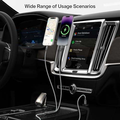 Maximize Charging Efficiency with the 140 W 2-in-1 USB C to USB C Braided Cable – Fast Charge Your i Phone 16 Pro Max, Mac Book Pro & Samsung Devices, Durable 4 Ft Length, Universal Compatibility for All Type-C Devices