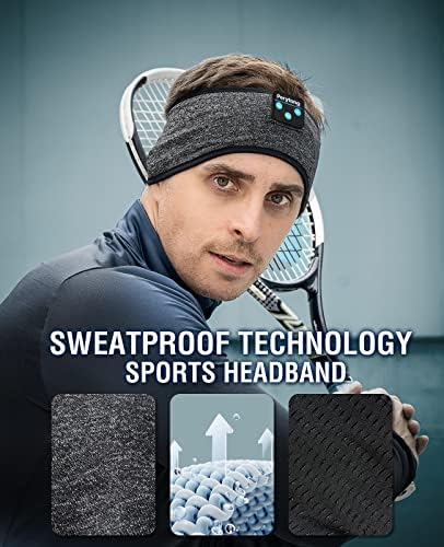 Perytong Wireless Bluetooth Sports Headband Headphones – Ultimate Comfort & Crystal-Clear Sound for Sleep, Yoga & Jogging – Perfect for Insomnia Relief, Meditation, and Easy Device Pairing