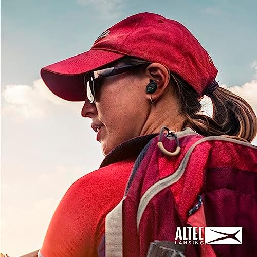 Altec Lansing True Evo+ Wireless Earbuds with 4-Hour Playtime and Portable Qi Charging Case – Seamless Bluetooth Access to Siri & Google Assistant – Waterproof Design for Active Lifestyles – Unmatched Comfort and Compatibility for Everyday Use