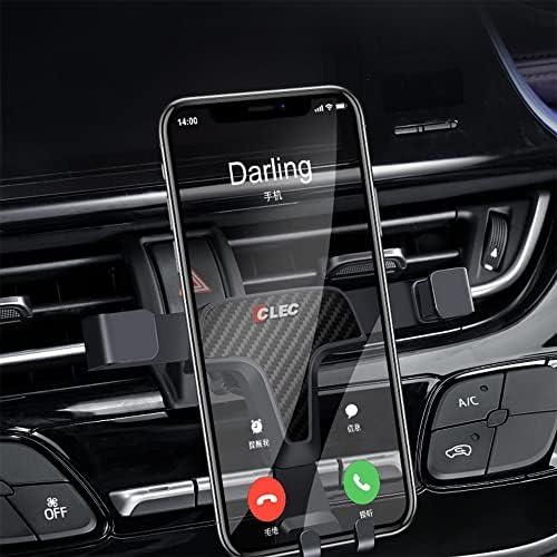 Mazda CX-5 2017-2025 Compatible BEERTE Adjustable Phone Holder – Carbon Fiber Gravity Mount for Secure Smartphone Positioning – Universal Fit for All Devices – Effortless Installation and Enhanced Driving Safety
