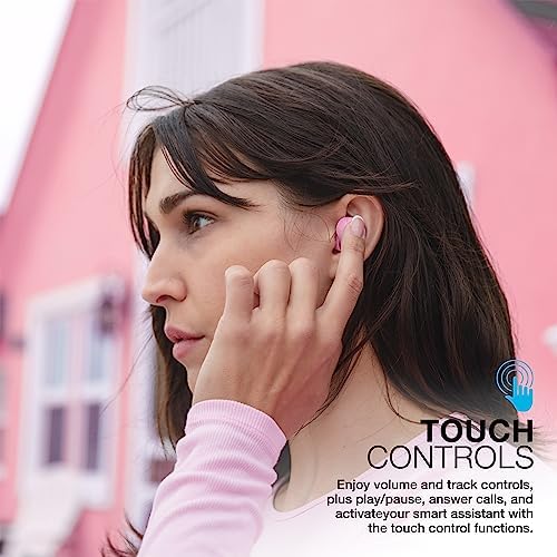 JLab Go Air Pop True Wireless Earbuds – 32 Hours Playtime, Dual Connect Bluetooth Earphones with EQ3 Sound, Lightweight In-Ear Headphones for Ultimate Comfort and Crystal-Clear Calls, USB Charging Case Included, Perfect for Active Lifestyles and Everyday Use