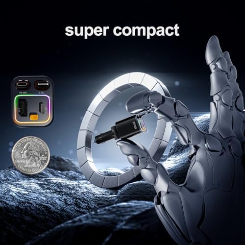 Revolutionary 2025 Micro-Version 4-in-1 Retractable Car Charger – 69 W Fast Charging USB C Adapter for i Phone 16/15/14/13, Samsung Galaxy, i Pad, Pixel – Ultimate Convenience with Tangle-Free Design and Enhanced Compatibility for All Your Devices