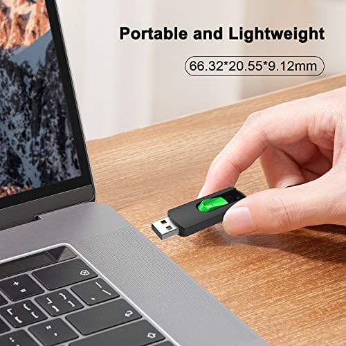 Vibrant 5-Pack Aiibe 128 GB USB Flash Drives – Colorful Memory Sticks for Effortless Data Storage and Transfer | Reliable USB 2.0 Compatibility for Students and Professionals | Perfect Portable Solution for Secure File Management