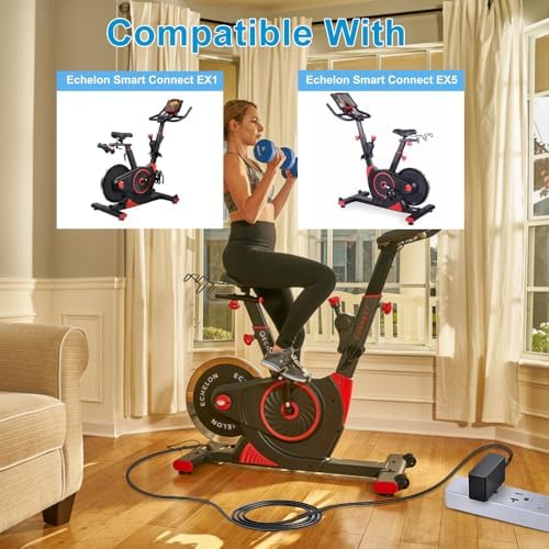 KFD 9 V 3 A AC/DC Power Adapter – Premium Charger for Echelon Smart Connect Fitness Bikes (EX1, EX3 Max, EX5) – Boost Your Workout with Reliable Power Supply for Enhanced Cycling Performance and Seamless Connectivity