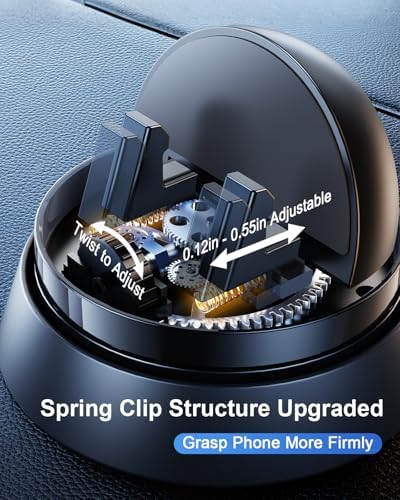 Transform Your Commute with the Premium 360-Degree Rotating Car Phone Holder – Perfectly Compatible with Samsung Galaxy Z Fold Series, i Phone 17/16/15 Pro Max, Plus, Mini, and Google Pixel 9 Pro Fold – Exceptional Stability, Effortless Installation for Hands-Free Navigation and Safety on the Road