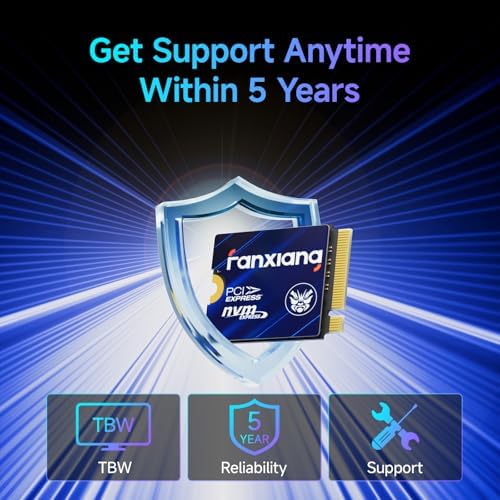 Transform Your Device with the 500 GB M.2 2230 NVMe SSD – Unleash Lightning-Fast Speeds of Up to 4850 MB/s for Gaming and Productivity – Perfectly Compatible with Steam Deck, ROG Ally, Microsoft Surface Pro, and Mini PCs – Experience Enhanced Performance and Reliability with PCIe Gen 4 x4 Technology – Elevate Your Storage Solutions Today!