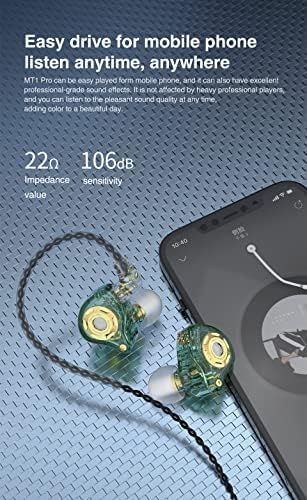 Revolutionize Your Sound with TRN MT1 PRO Wired Earbuds – Advanced In-Ear Monitors Featuring 10 mm Dual Magnetic Drivers for Exceptional Bass and Crystal Clarity, Superior Noise Cancellation for an Immersive Audio Experience, Ergonomically Designed for Ultimate Comfort During Prolonged Use, and Versatile 3.5 mm Jack for Effortless Compatibility Across Devices – Perfect for Audiophiles, Musicians, and Everyday Listeners Seeking Unparalleled Sound Quality and Durability