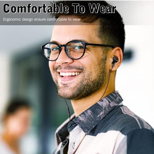 Urban X 2021 Type-C Stereo Headphones for Cat S62 Pro – Premium Hi-Fi Audio Experience, Sweat-Resistant Earbuds with Tangle-Free Braided Cable and Integrated Microphone – USB-C Connectivity for Enhanced Comfort and Versatility