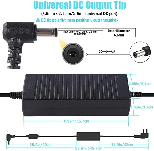 Reliable 120 W AC to DC Power Supply Adapter – 12 V 10 A Transformer for LED Strip Lights, CCTV Cameras, and 3 D Printers with Dual Output Jacks for Enhanced Versatility and Performance