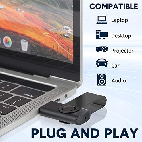 Aoriher 50-Pack USB 2.0 Flash Drives – Portable 128 MB Thumb Drives with Swivel Design and Lanyards for Effortless Data Management – Ideal for Office and School Use – Fast and Reliable Storage Solutions