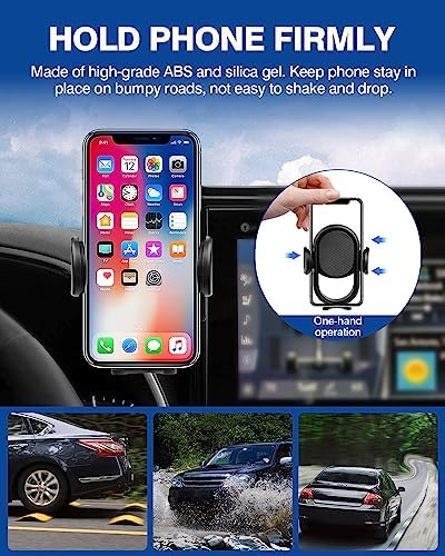 Autorder Custom Fit Car Phone Holder for 2020-2022 Toyota Highlander Limited/Platinum – Hands-Free 360-Degree Rotation Mount for 12.3″ Screens – Durable Smartphone Cradle with Easy Installation and Enhanced Compatibility for Safe Driving Experience