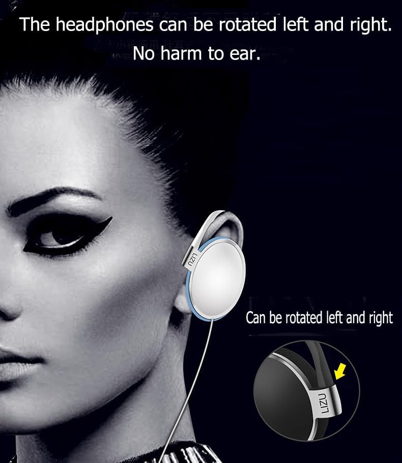 Elevate Your Sound Experience with C-YOUNG USB-C Over-Ear Sports Earbuds – Engineered for Small Ears, Featuring Ergonomic Design, Integrated Microphone, and User-Friendly Volume Control for i Pad and Android Devices, Ensuring Superior Comfort and Exceptional Audio Quality During Your Workouts