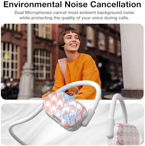 Purity Air Open Ear Headphones – Advanced True Air Conduction Wireless Bluetooth Earbuds with Dual Mic for Clear Calls – Ergonomic, Sweat-Resistant Design for Active Lifestyles – Compatible with i Phone & Android – Ultimate Comfort and Audio Awareness