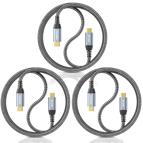 Long USB C Monitor Cable 10FT, 4K@60Hz Video Output 100W PD Charging, 20Gbps Data Transfer, Long USB C 3.2 Gen 2×2 Cable for MacBook, iPad, Dell, LG, ARZOPA, KYY for Portable Monitor – Enhanced Compatibility and Speed