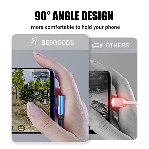 Ultimate 10 ft Type C Fast Charging Cable – 90-Degree USB to USB C Braided Cord (3-Pack) for i Phone 16/15 and Galaxy S Series – Enhanced Durability & Vibrant Colors for Seamless Charging Experience