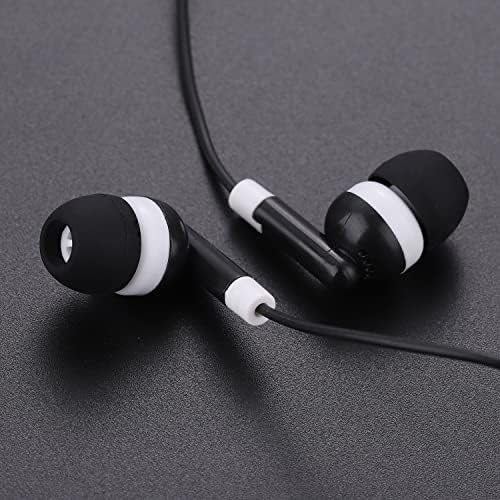 Bulk Pack of 50 Black Earbuds Headphones – Premium Sound Quality for i Phone, Android & MP3 Devices – Comfortable, Durable, and Ideal for Events or Promotions – Enhanced 3.5 mm Compatibility