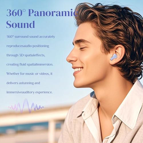 Stylish Rose Gold Heart Wireless Earbuds for Girls – Mini Bluetooth Earbuds Designed for Small Ears, Perfect for Kids & Women – Lightweight, Comfortable Fit with Superior Sound Quality for i Phone & Android, Ideal for Travel & Everyday Use