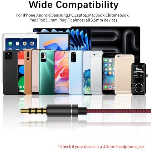 USB C Wired Earbuds: Premium Noise Cancelling Hi-Fi Stereo Earphones with In-Line Mic & Volume Control for Samsung S25, S24 FE, i Phone 16 – Durable Nylon Design for Ultimate Comfort & Longevity, Perfect for Galaxy A56, A55, A35 – Elevate Your Audio Experience Effortlessly