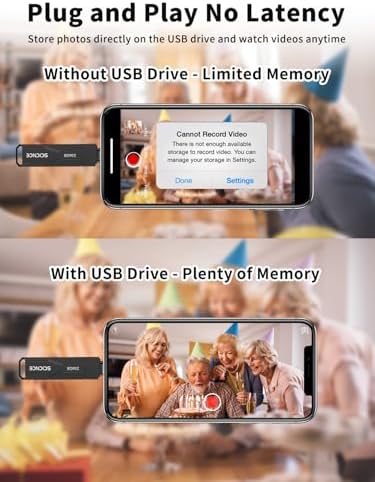 Unleash Your Digital Freedom with the SCICNCE 512 GB Flash Drive: Effortless Plug and Play Memory Stick for i Phone, i Pad, Android, and PC – Ultimate Storage Solution for Photos, Videos, and Documents in Sleek Metal Silver Design – Fast Transfers, No App Required, Perfect for On-the-Go Backup