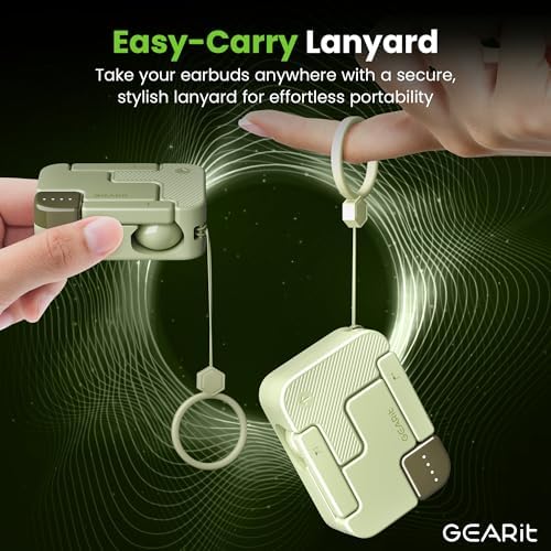 Elevate Your Sound Experience with GEARit True Wireless Earbuds – Cutting-Edge Bluetooth 5.3 In-Ear Headphones in Vibrant Green, Perfect for Active Lifestyles and Workouts – Sweat-Resistant, Integrated Microphone for Crystal Clear Calls, Effortlessly Syncs with i Phone and Android Devices – Ideal for Daily Use with Enhanced Connectivity for Ultimate Audio Freedom