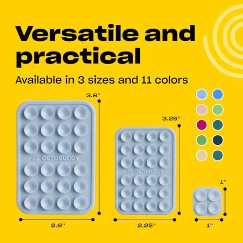 Effortless Hands-Free Silicone Suction Phone Mount – Ideal for Capturing Selfies & Videos on the Go, Compatible with i Phone & Android – Stylish Baby Blue Jay Design for Secure Grip and Portability – The Ultimate Accessory for Content Creators and Live Streamers