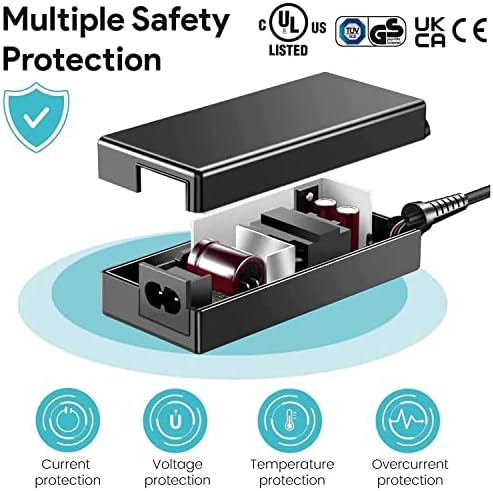 KFD 24 V Universal Power Adapter for Logitech Racing Wheels & Silhouette Cameo – Versatile Compatibility with 10 Connector Tips for Enhanced Device Performance & Reliability – Ideal for Scanners, Printers, and Soundbars – UL/CE/FCC/Ro HS Certified with 36-Month Warranty – Upgrade Your Power Supply Today!
