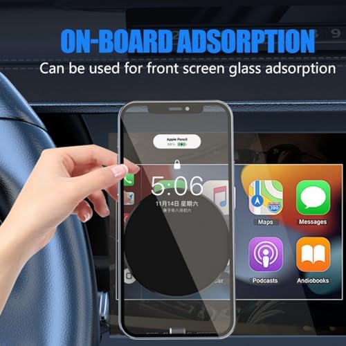 Revolutionary 360-Degree Suction Cup Phone Mount – Universal Magnetic Holder for All Smartphones, Perfect for i Phone and More – Effortless Hands-Free Navigation and Quick Access – Sleek Black Design for Any Car Interior – Ultimate Driving Convenience and Safety