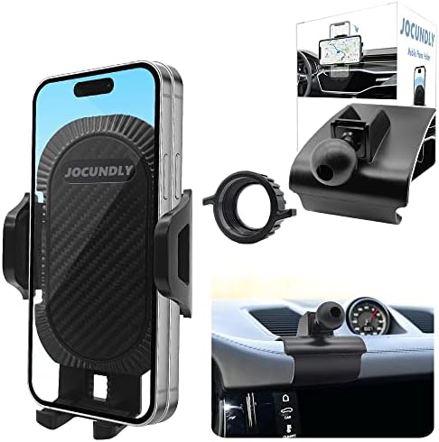 Porsche Macan & Cayenne Car Phone Mount – Thick Case Compatible Air Vent Holder for 2015-2023 Models – Secure, 360° Rotating Mobile Navigation Cradle for Ultimate Driving Convenience and Safety