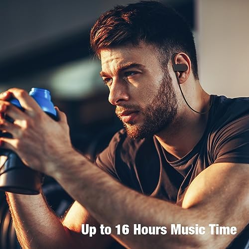Boean Bluetooth 5.3 Wireless Earbuds – IPX7 Waterproof Running Headphones with 16 Hours Battery Life, Immersive Stereo Sound Isolation, and Enhanced Device Compatibility for Workout Enthusiasts and Active Lifestyles