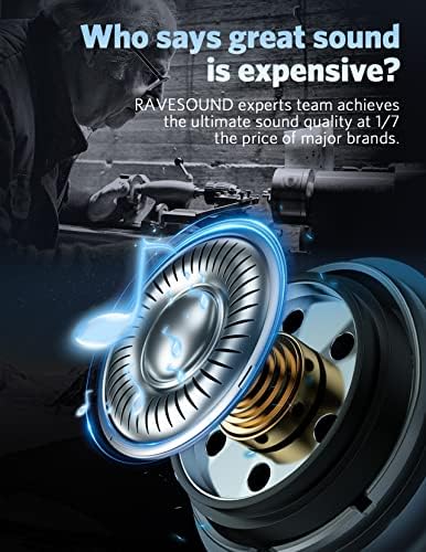 Premium Bluetooth 5.2 True Wireless Earbuds – Cutting-Edge Noise Cancelling and 100 ms Low Latency for Ultimate Sound Precision – 25 Hours Playtime and IPX7 Waterproof Design Ideal for Sports Enthusiasts – Deep Bass Bluetooth Headphones for Immersive Audio Experience