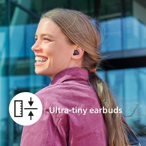 Philips TAT3519 Premium True Wireless Earbuds – Bluetooth 5.3 Noise-Canceling Headphones with Deep Bass, 24-Hour Battery, and Crystal-Clear Call Quality – Ideal for Audiophiles and Active Lifestyles with Fast Charging and IPX4 Water Resistance