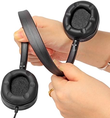 Bulk Dark Blue Headphone Earbud Set (KHP0-25 DBlue) – 25 Pack for Schools, Travel, and Everyday Use – Comfortable, Durable, and Versatile Audio Solution for Students and Professionals – Enhanced Device Compatibility for Immersive Sound Experience