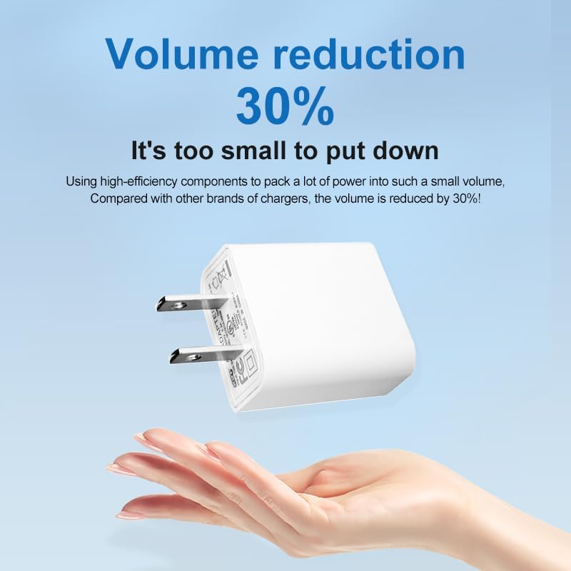 UL Certified 5 V 1 A USB Wall Charger – Efficient Fast Charging Adapter for i Phone, Android, Kindle Fire & More | Travel-Ready Compact Design for Home and Office Use | 1000 m A Output Ensures Versatile Device Compatibility and Safety