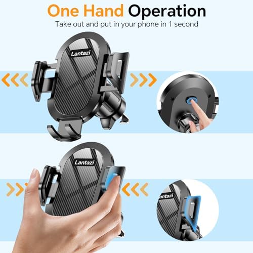 Advanced Dark Black Smartphone Car Holder – Unmatched Stability & Hands-Free Access for Enhanced Driving Safety and Convenience