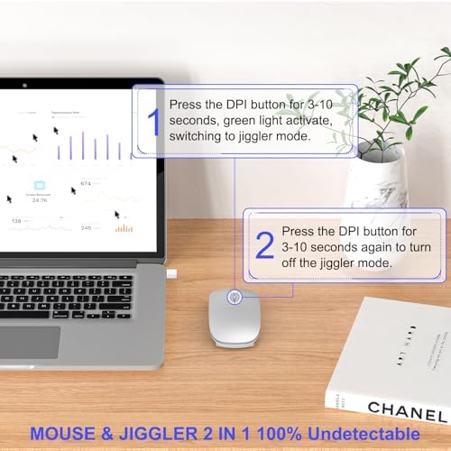 Sleek Silver Bluetooth Wireless Mouse for Mac Book Air & Pro – Ergonomic, Rechargeable, and Silent Tri-Mode Connectivity (2.4 G USB-C/USB-A, Bluetooth 5.2/3.0) for Ultimate Productivity on the Go