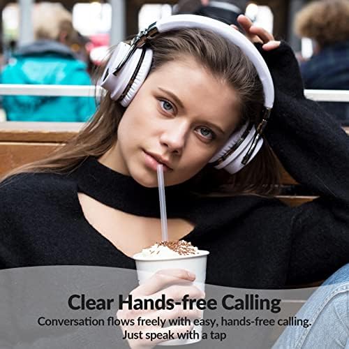 Silensys E7 Elite Wireless Over-Ear Headphones: Unmatched Active Noise Cancellation, Deep Bass Sound Experience, Luxurious Protein Ear Cushions, 30-Hour Battery Life – Your Perfect Bluetooth Companion for Travel, Work, and Daily Adventures in Elegant Black Design