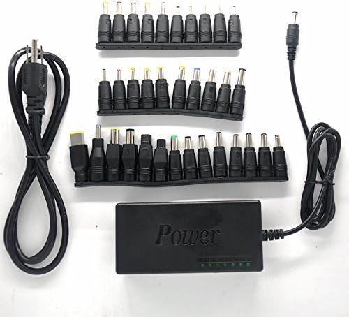 Universal 96 W AC Power Adapter Charger with 34 Multi-Compatible Tips – Ideal for Notebooks, Laptops, Tablets, and More – Supports 12 V-24 V Output for Acer, Dell, Lenovo, HP, and More – Perfect for Travel, Office, and Home Use – Enhanced Speed and Versatility for All Your Charging Needs