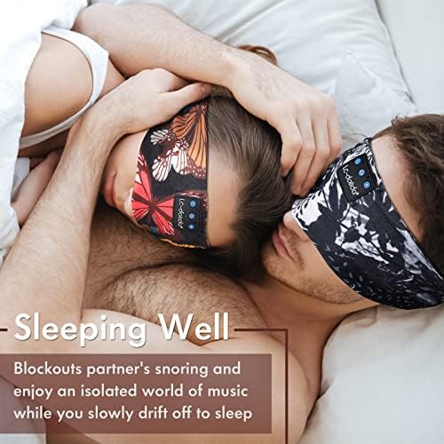 Discover the Ultimate Comfort with LC-dolida’s Bluetooth Sleep Headband – The Perfect Fusion of Relaxation and Functionality for Insomnia Relief and Active Lifestyles – USB-C Rechargeable, Soft Fabric, Ideal for Meditation, Yoga, Travel, and Workouts – Experience Seamless Connectivity with Bluetooth 5.4 and Enjoy High-Quality Sound while Blocking Out Distractions – Lightweight and Breathable Design for All-Night Wear – Elevate Your Sleep and Focus on Wellness with Our Dual-Function Sleep Mask and Headphones – A Thoughtful Gift for Yourself or Loved Ones Seeking Serenity and Comfort in Every Moment.
