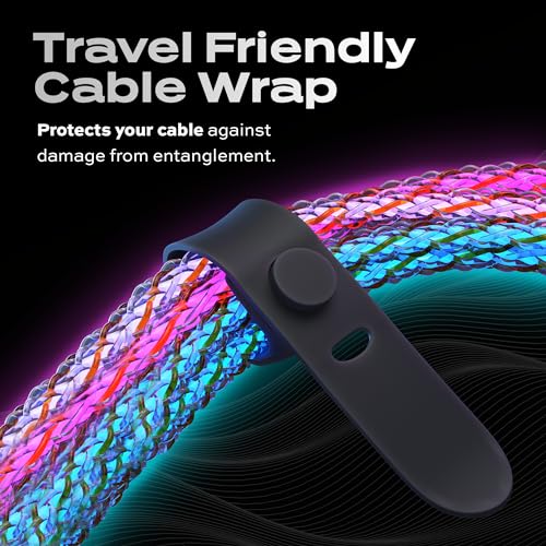 Durable 10 FT USB C Charging Cable for Apple Devices – Statik Durabraid 27 W Fast Charger for i Phone 14 Pro Max, High-Speed Data Transfer with Premium Nylon Braided Design, Enhanced Flexibility and Longevity for Everyday Use