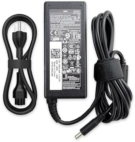 High-Efficiency 65 W Dell Laptop Charger – Versatile Power Adapter for Inspiron, Vostro, and Latitude Series – 19.5 V 3.34 A with 4.5 mm Connector – Enhanced Compatibility for 3000, 5000, 7000 Series Models – Reliable Charging Solution for 2-in-1 Devices – Superior Quality Guarantee with 24-Hour Customer Support – Perfect for Daily Use and Travel