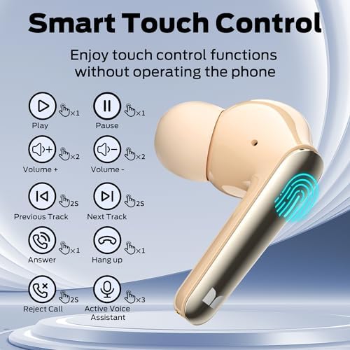 Monster N-Lite 203 Air Links Wireless Earbuds – Cutting-Edge Bluetooth 5.3, Immersive Hi-Fi Sound Quality, 30-Hour Playtime, IPX6 Waterproof Design, Touch Control, and Rapid Type-C Charging for Unmatched Audio Performance and Comfort