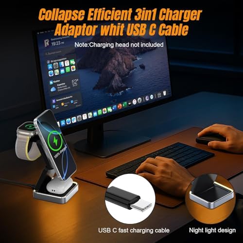 Elevate Your Charging Game with the i Phone 16 Charger Set: 6 ft Type C to C Cable & 3 USB-C Fast Charging Blocks for i Phone 16 Pro Max, 16, 15, 15 Plus, Air Pods Max 2 (2024) & Air Pods Pro 2 nd Gen – Maximum Speed & Compatibility for Effortless Power Anytime, Anywhere