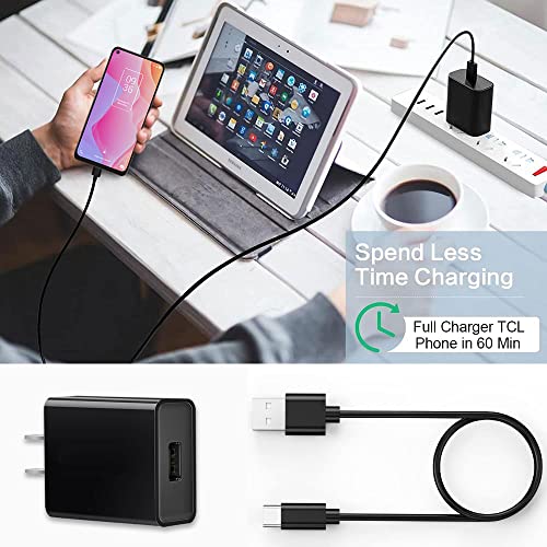 Rapid Charge 5 FT USB C Cable for TCL Devices – Universal Compatibility for TCL 30 SE, 40 X 5 G, 20 Pro 5 G, and More – High-Speed TCL Charger Cable for Enhanced Power Delivery and Durability – Essential Accessory for Home, Office, and Travel – Optimized for Fast Charging Performance and Long-Lasting Use