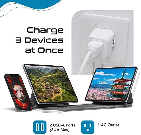 Compact Dual USB Travel Adapter for Effortless Charging in Australia, New Zealand, and China – Essential Type I Plug for Phones, Tablets, and Cameras – Quick Charge Capability with Universal Compatibility for Hassle-Free Global Adventures