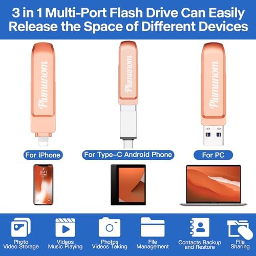 Experience Ultimate Storage Freedom with the 128 GB i Phone Flash Drive – High-Speed USB Memory Stick for Effortless Photo and Video Backup, Compatible with i OS, Android, and PC. Maximize Your Digital Space Today!