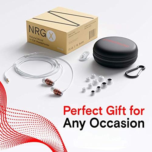 Discover Superior Sound with Symphonized Eco-Friendly Wooden Airtube Earbuds – Immerse Yourself in 3 D Audio Bliss, Deep Bass from 8 mm Drivers, Integrated Mic for Effortless Communication, and Universal 3.5 mm Compatibility – Ergonomically Designed for Comfort During Extended Listening Sessions – Perfect for Audiophiles and Casual Users Alike