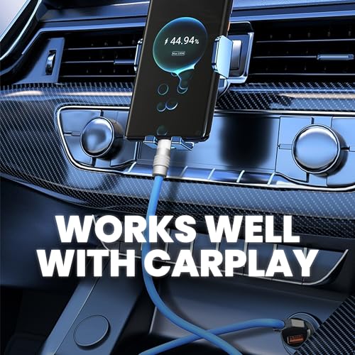 Ultra-Compact 240 W USB C Charging Cable – Sleek 4-Inch Power Bank Connector for i Phone 15/16 & Samsung Galaxy – Durable Tangle-Free Design for Effortless Portability – Essential Travel Accessory for Fast On-the-Go Charging Needs